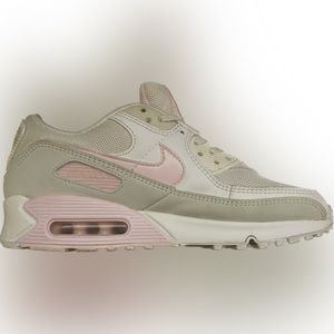 Cute, Casual & Comfy White and Baby Pink Nike Air Max SC Sneakers